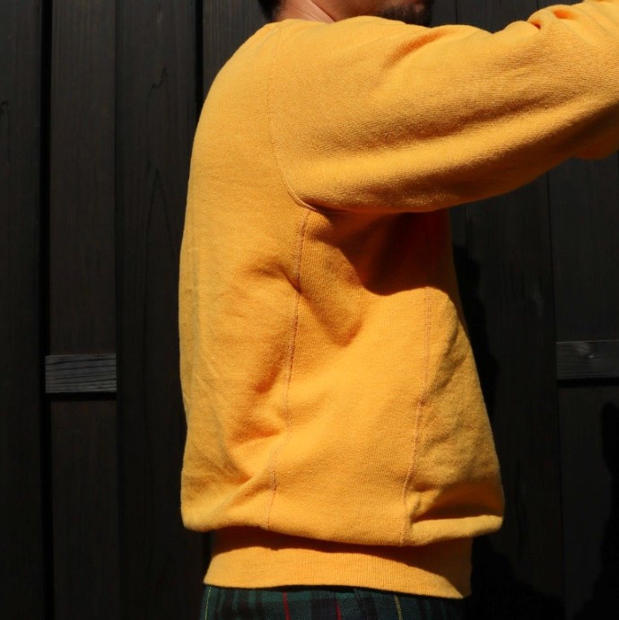 Anatomica Sweat Crew Neck Saffron