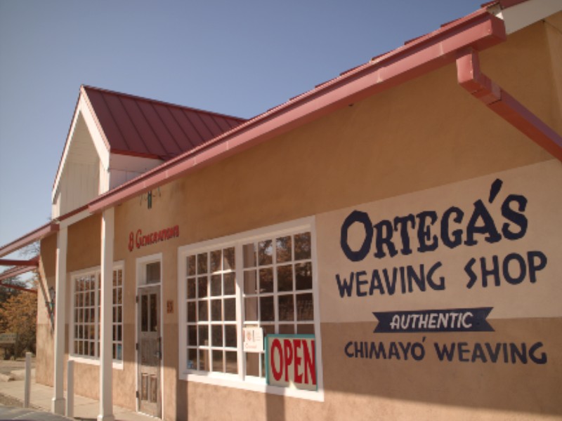 Chimayo weave Ortega Chimayo village