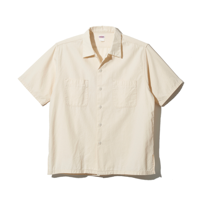 Big Yank Short Sleeve Chambray Shirt Natural