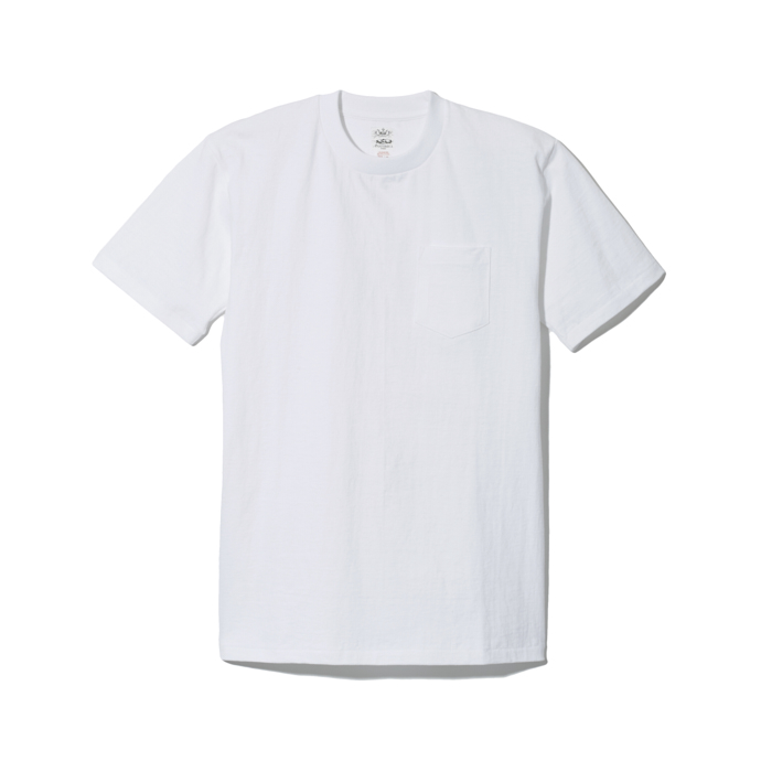 Anatomica pocket T-shirt white mail order