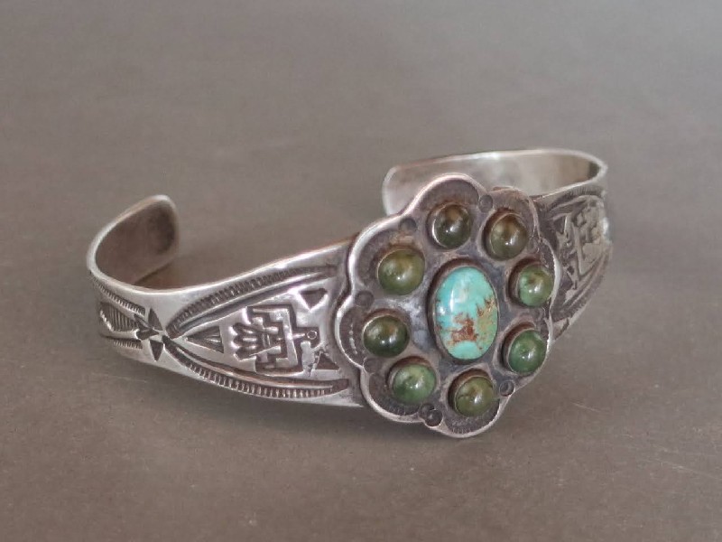 Antique Navajo Bangle Indian Jewelry