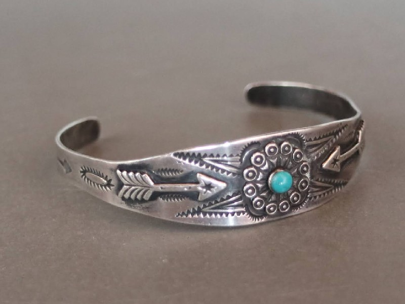 Vintage Indian Jewelry Navajo Bangle