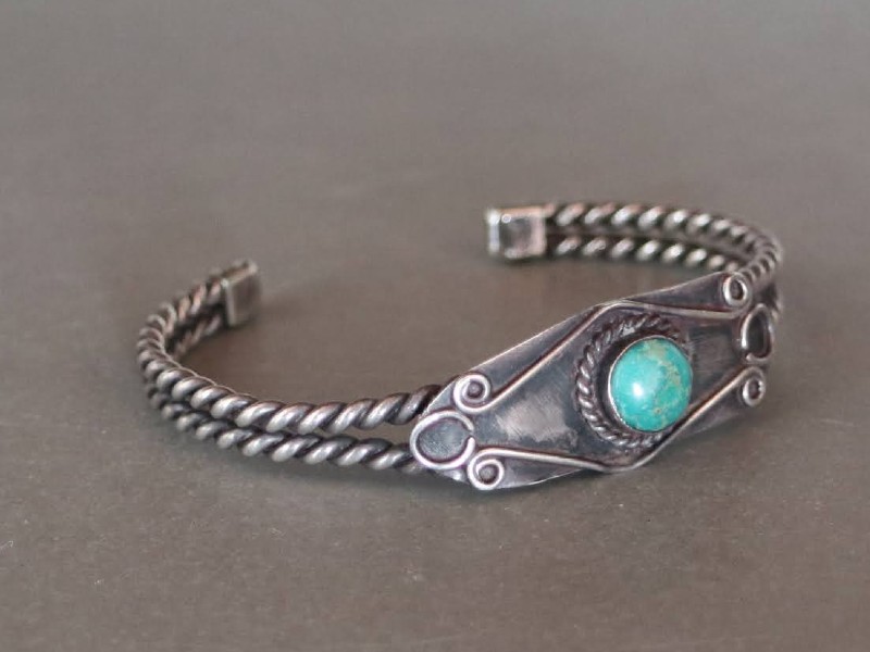 Vintage Indian Jewelry Navajo Bangle