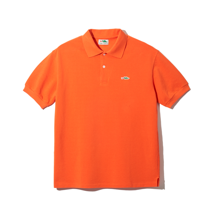 Braggin'dragon polo shirt orange
