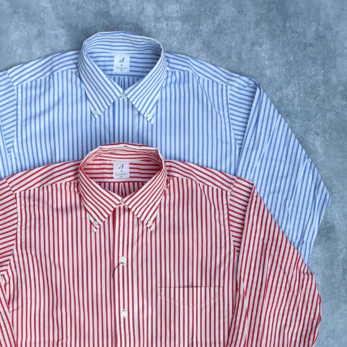 Anatomica Button Down Shirt Candy Stripe