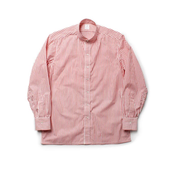 ANATOMICA BAND COLLOR SHIRTS CANDY STRIPE