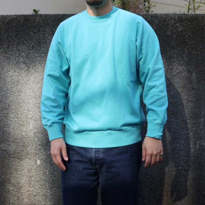 ANATOMICA SWEAT SHIRT TURQUOISE