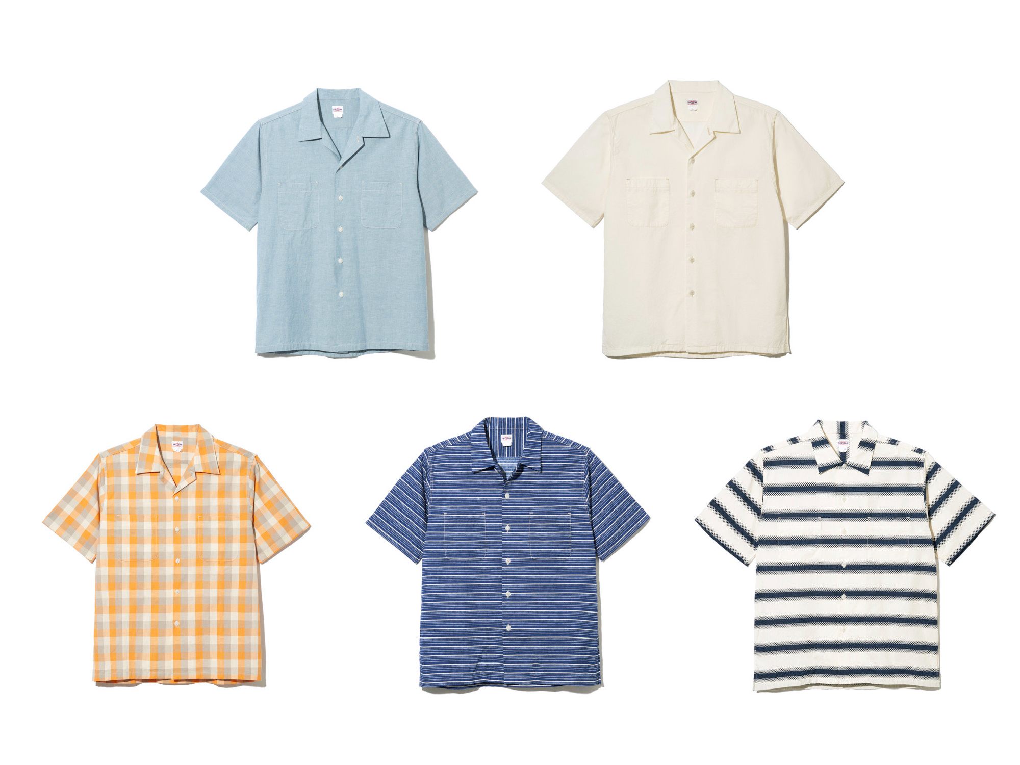 BIG YANK's short-sleeved open collar shirt, the protagonist of summer coordination.