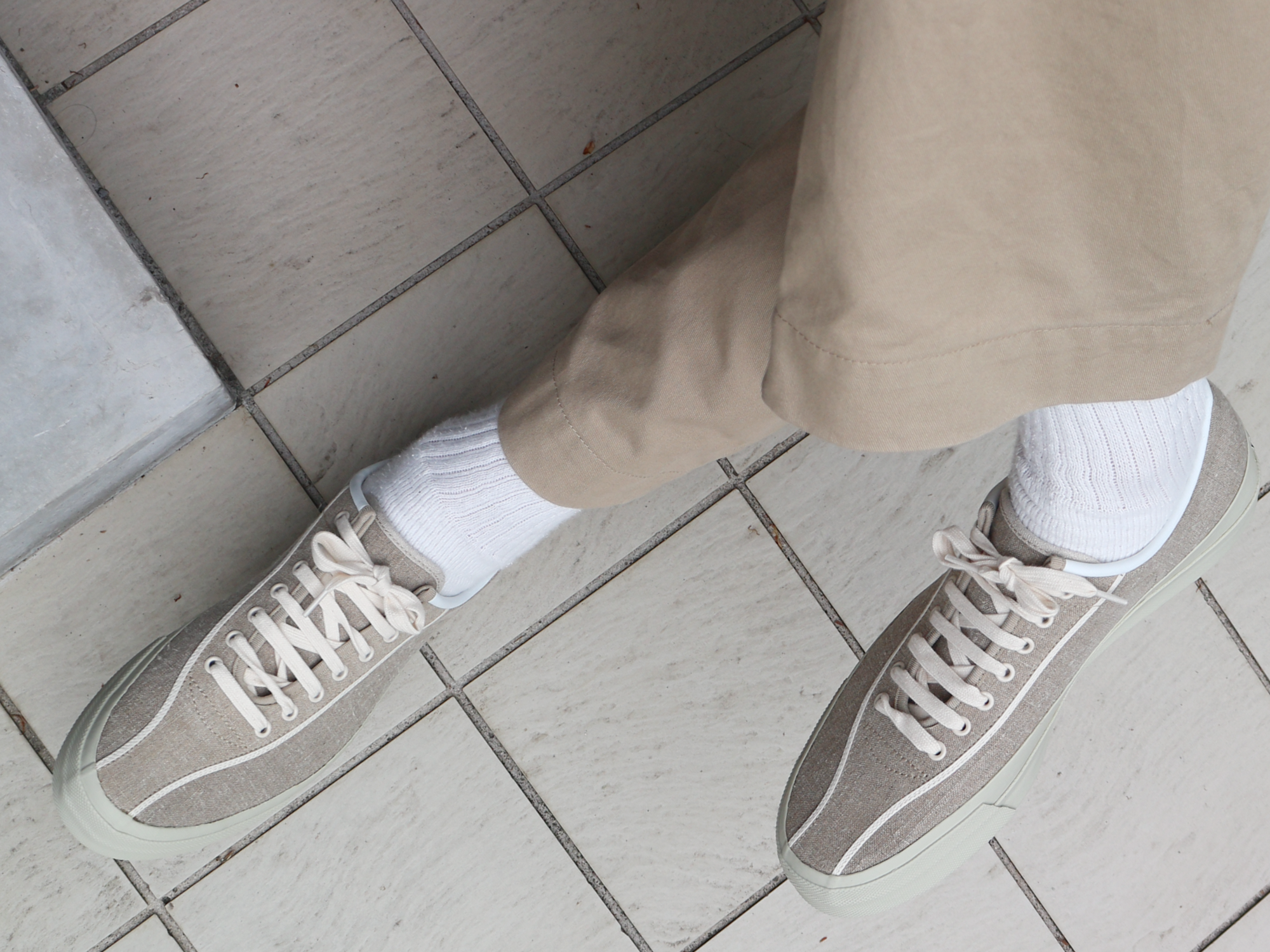 ANATOMICA's special sneaker, WAKOUWA DECK'N COURT.