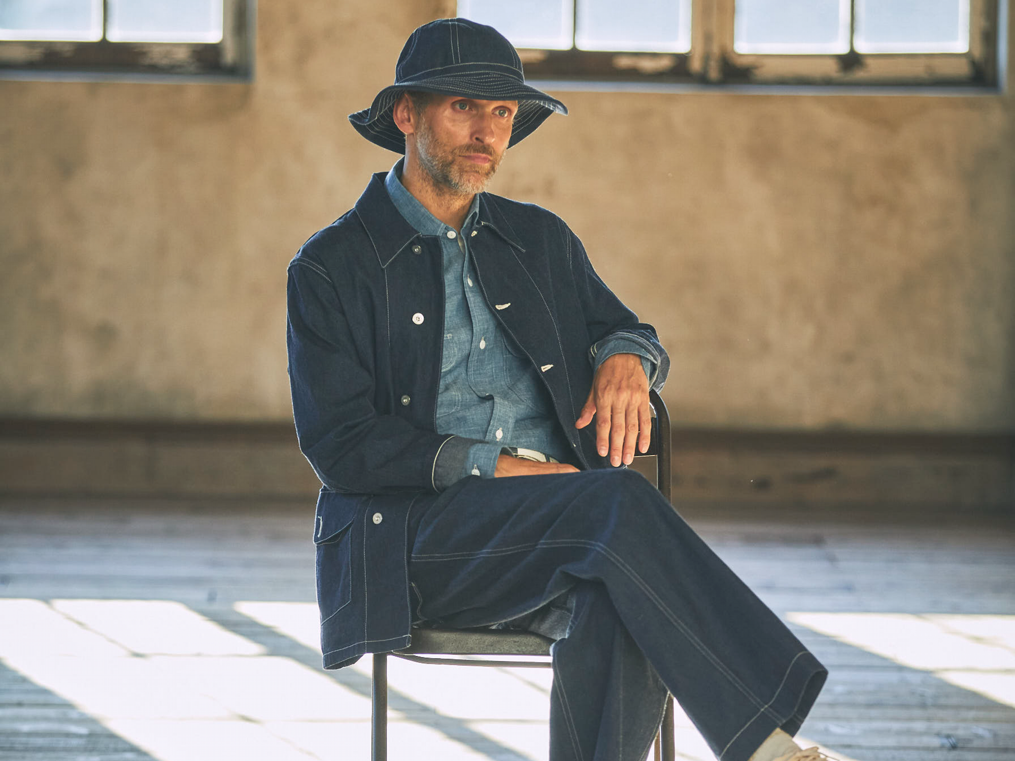 ANATOMICA's US ARMY DENIM series, raised from scratch.