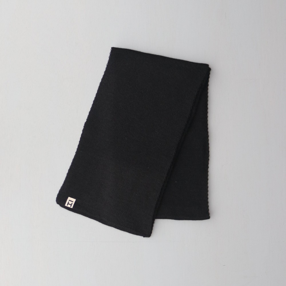 HEIMAT SCHAL (High-mart stole muffler black made in Germany)