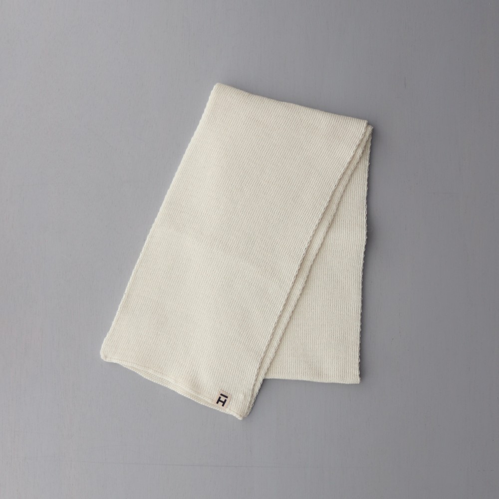 HEIMAT SCHAL (High-mart stole muffler white made in Germany)