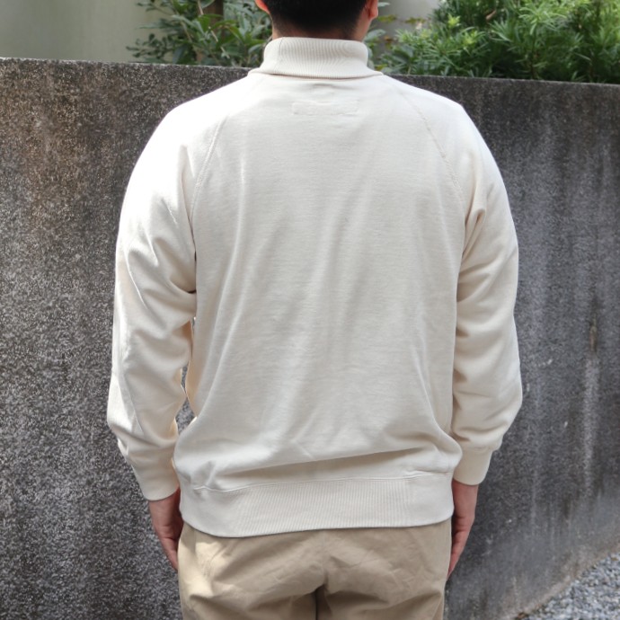 ANATOMICA SWEAT RAGLAN TURTLE NECK
