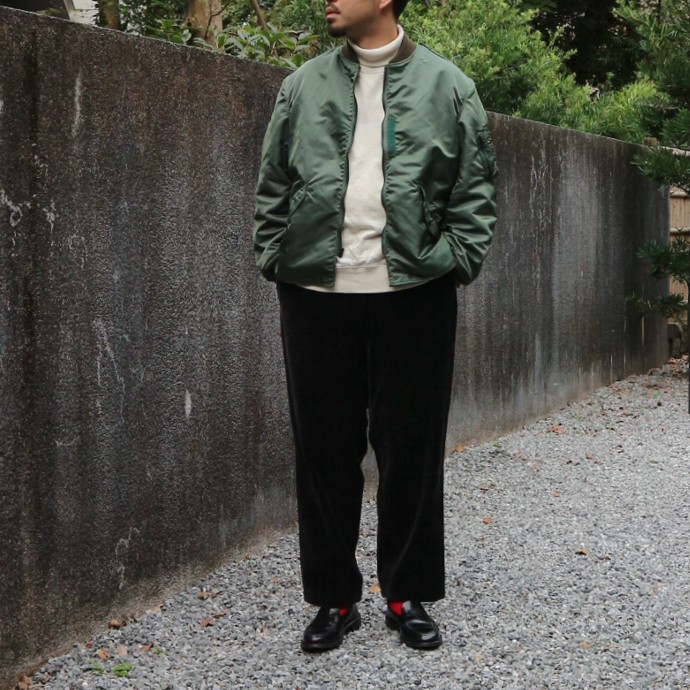 ANATOMICA SWEAT RAGLAN TURTLE NECK