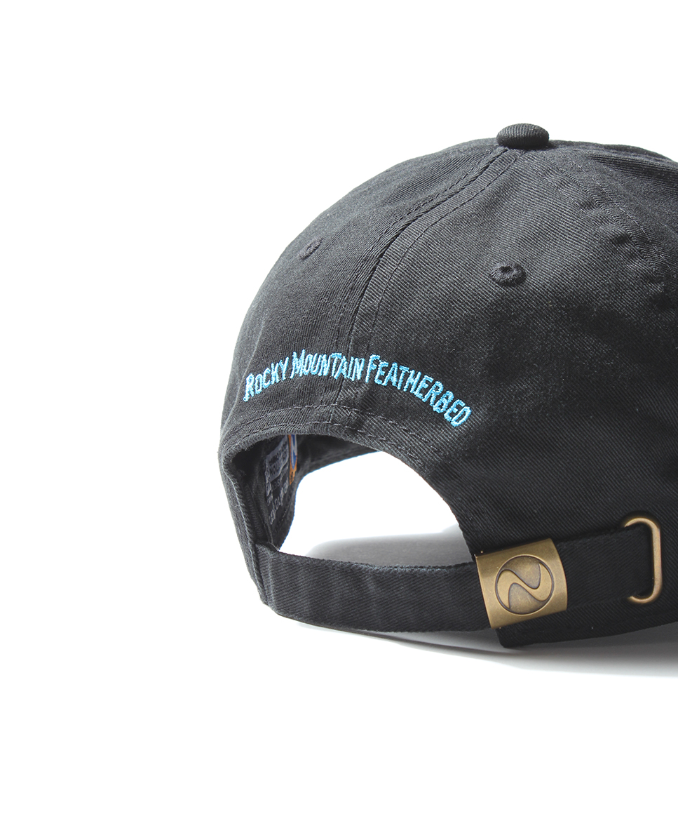 Rocky Mountain featherbed EMBROIDERED BOOT CAP (Rocky Mountain featherbed cap western boots embroidery black)