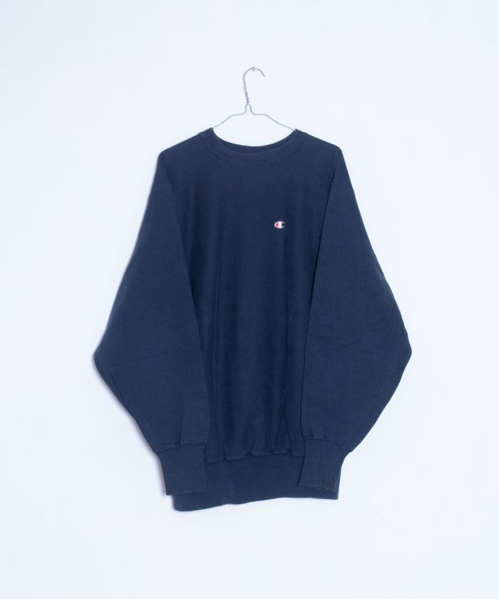 Made in Mexico Champion Reverse Weave Sweatshirt Navy XL Eyes