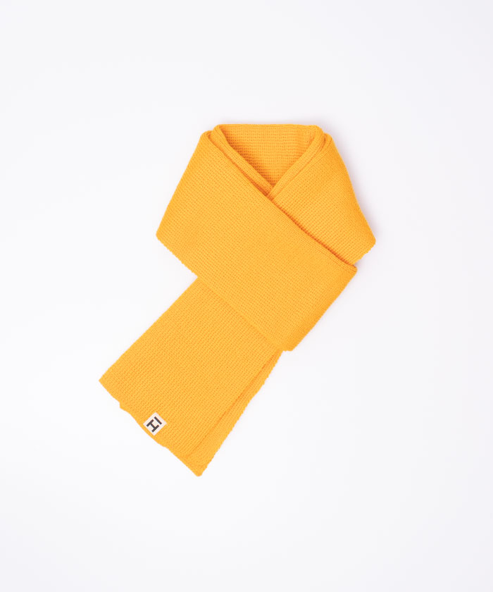 HEIMAT Germany made wool muffler stole yellow