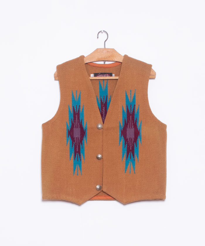 CENTINELA CHIMAYO VEST / Centinela Chimayo Vest Wool Vest Dead Stock