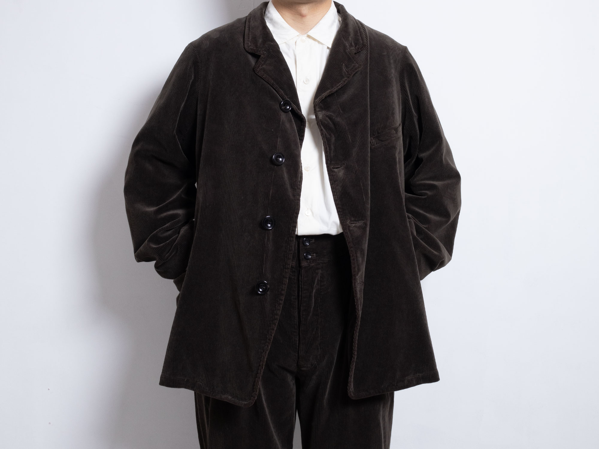 EUGENE, a winter sack coat made by Auberge.