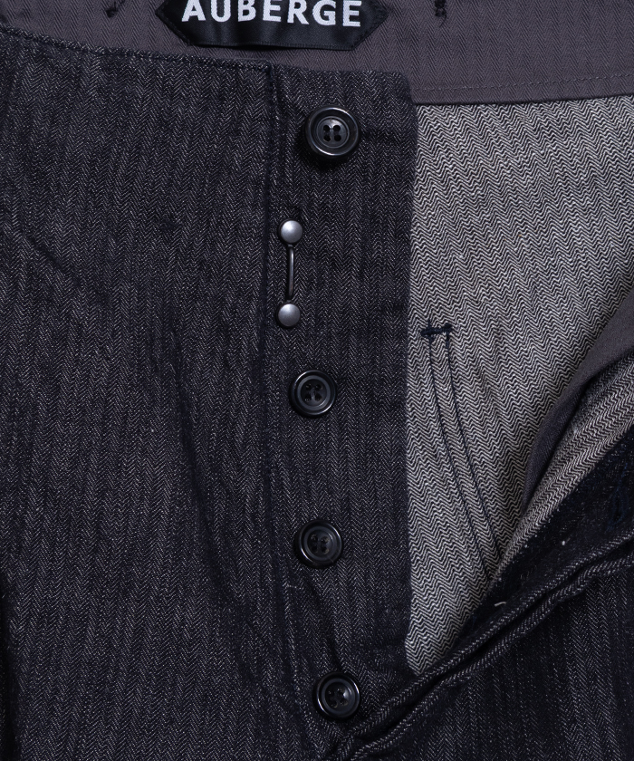 Auberge French Work Tapered Pants Bordeaux