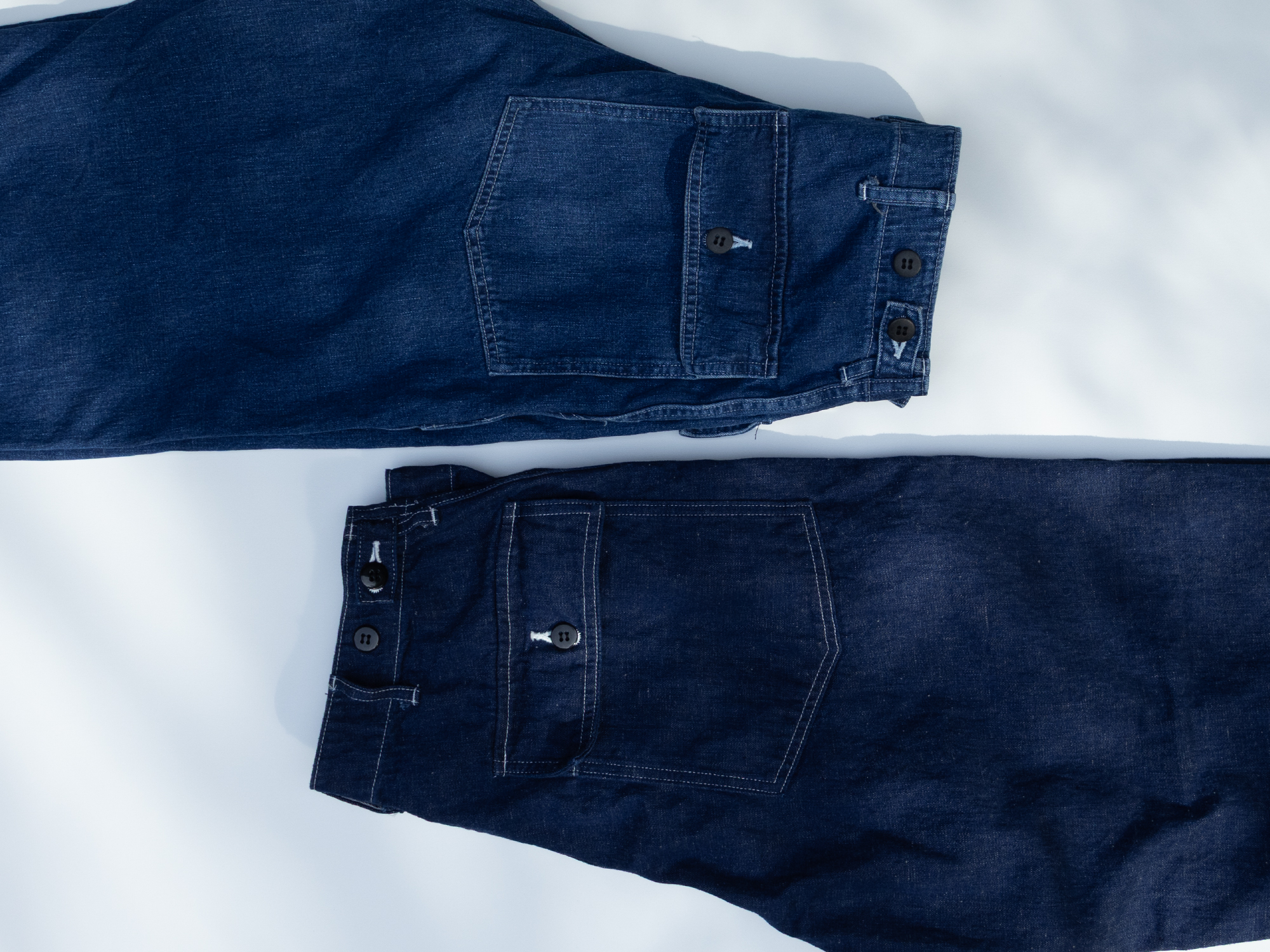 Interim denim baker pants.