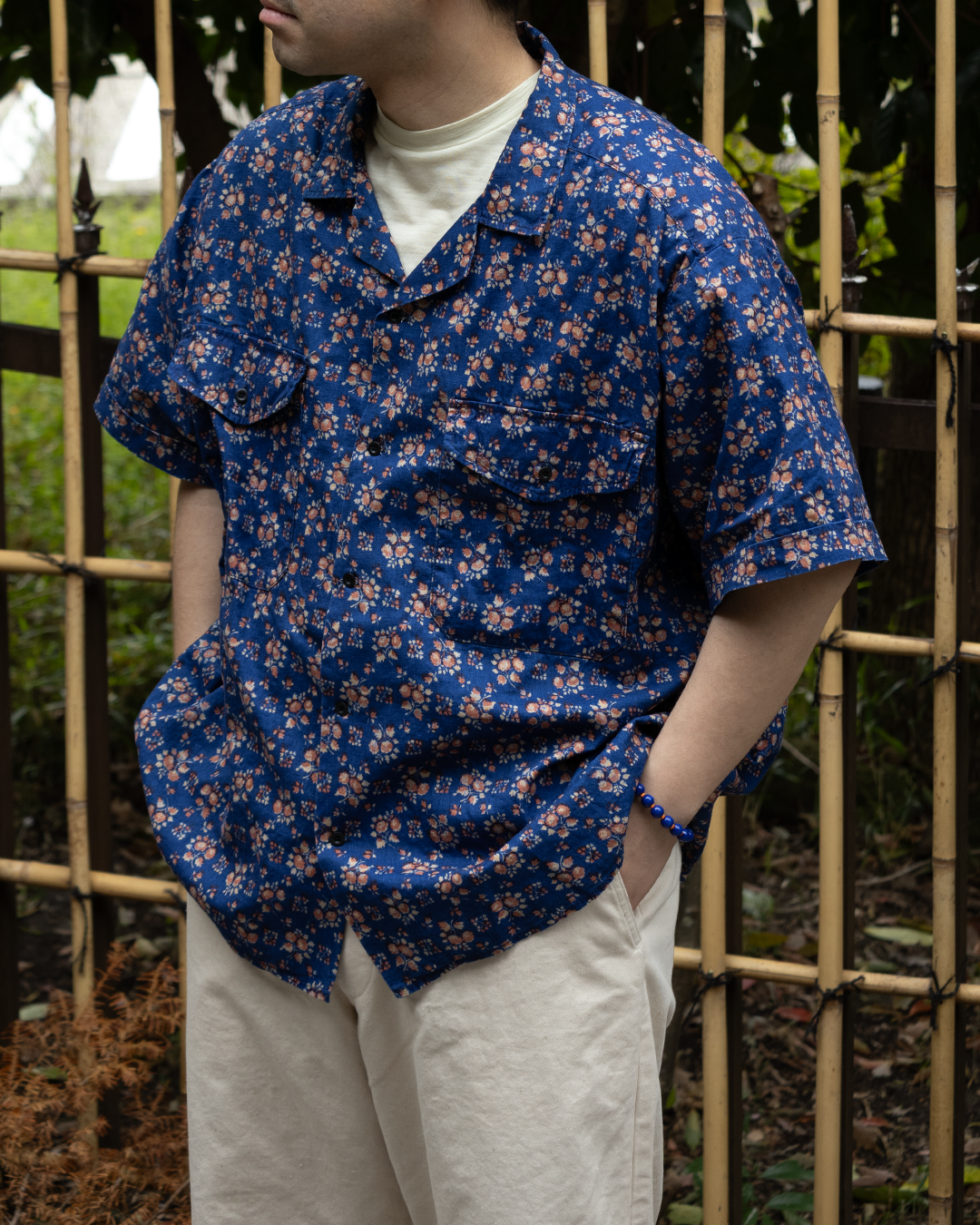 Uti open collar shirt