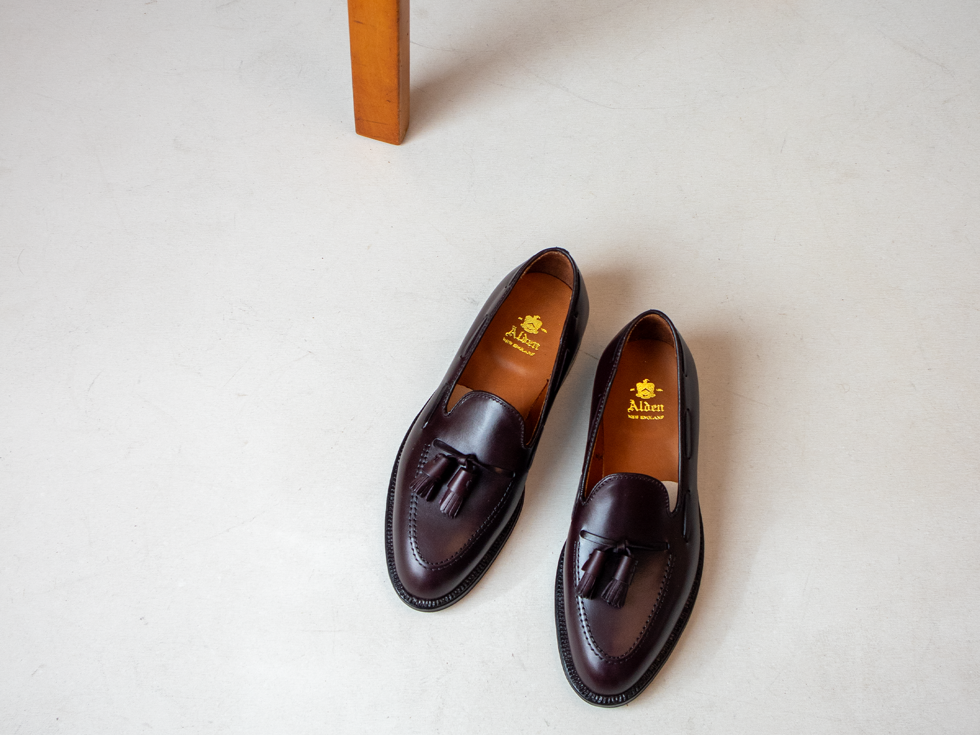 ALDEN's tassel loafers are perfect for spring and summer.