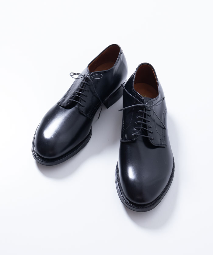 Alden 53507 PLAIN TOE OXFORD CALF BLACK