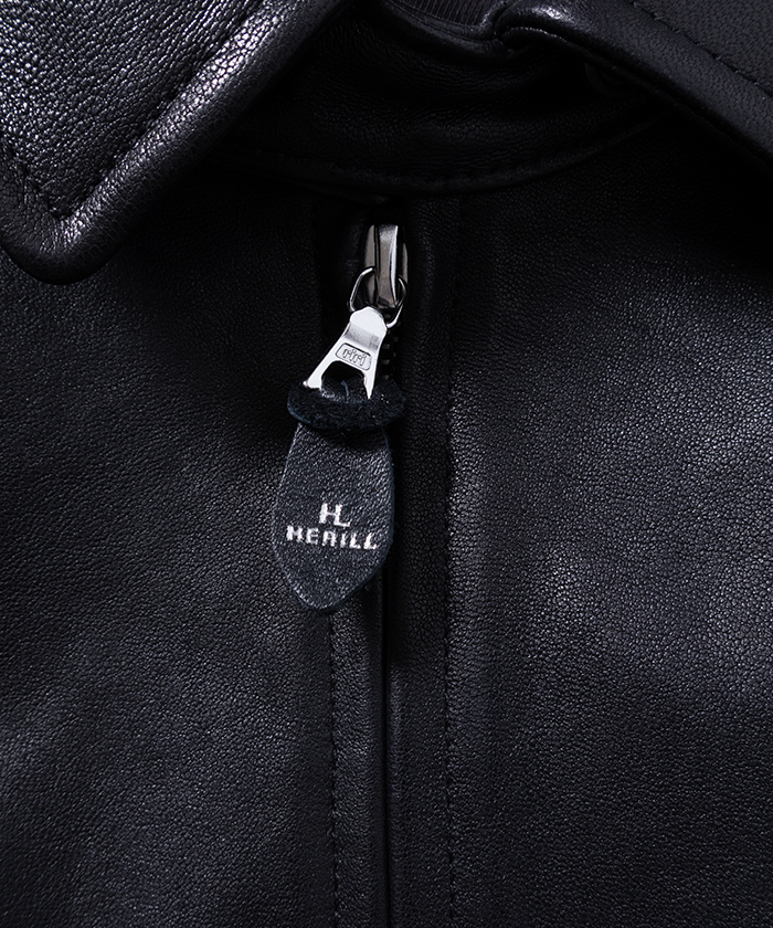 Heril Leather Car Coat