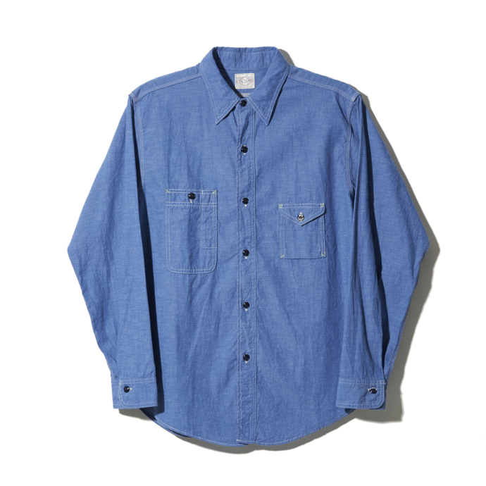 Pay attention to the high-quality chambray fabric produced by the solid shan fabric.