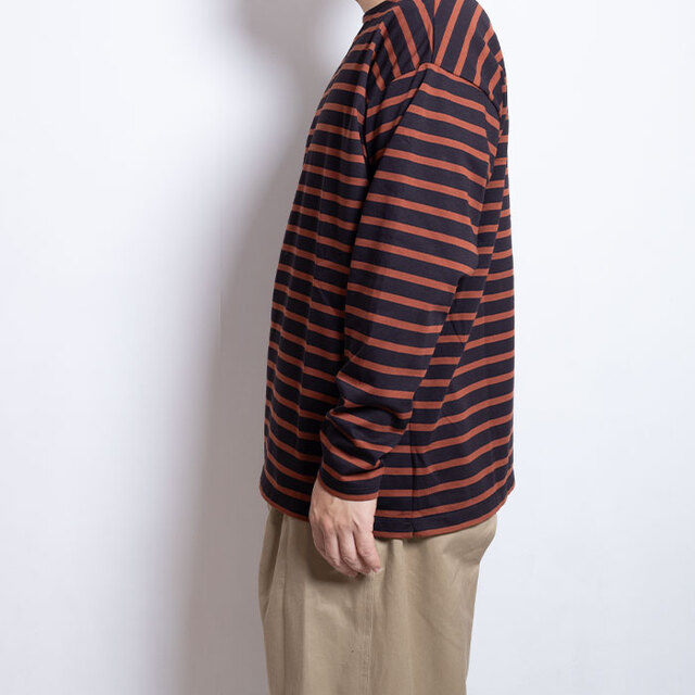AUBERGE COCO BORDER CHARCOAL × ORANGE
