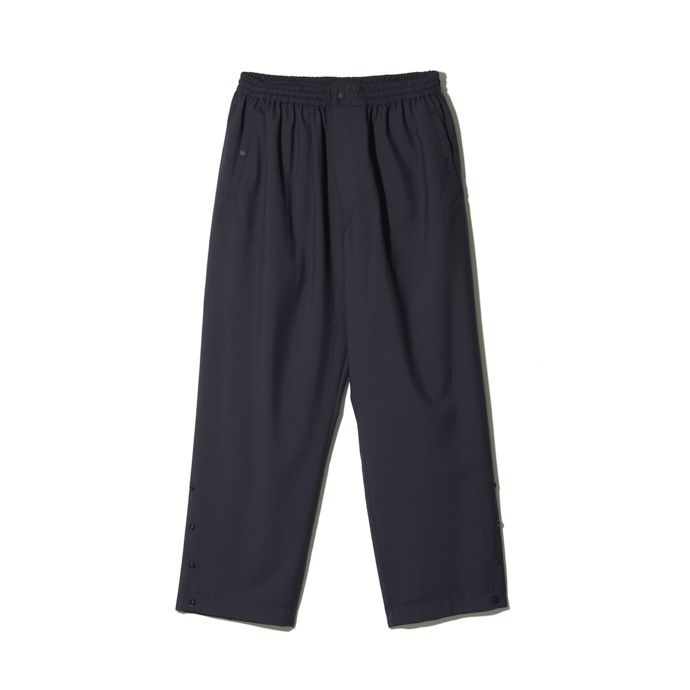 HANG OUT PANTS SUMMER WOOL NAVYと