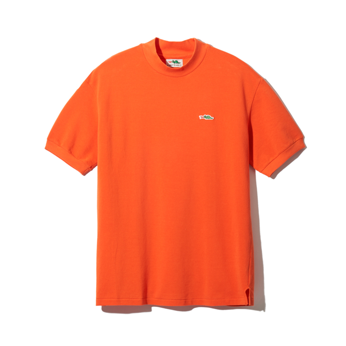 Braggin' dragon Mock neck tee Orange