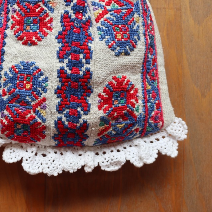 ルーマニア刺繍 バッグ アンティーク ビンテージ