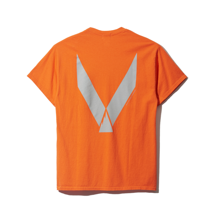 ロッキーマウンテンフェザーベッド リフレクターエアフォースTシャツ オレンジ