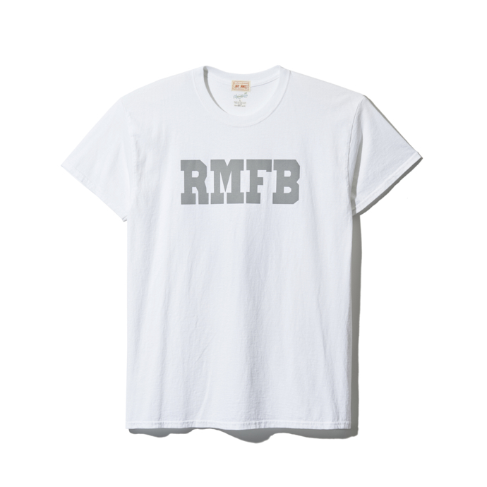 ロッキーマウンテンフェザーベッド リフレクターエアフォースTシャツ 白