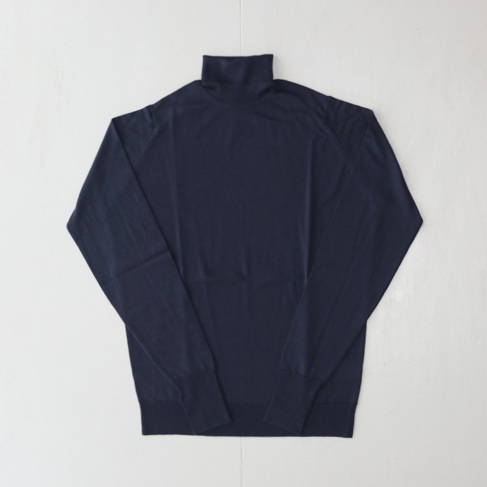 JOHN SMEDLEY RICHARDS（ジョンスメドレー リチャーズ タートルネックニット ネイビー）