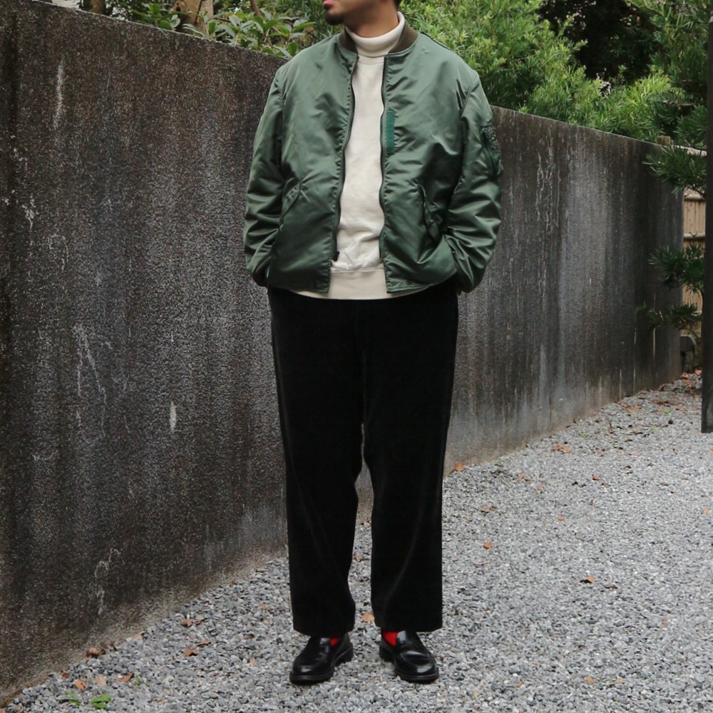 Rocky Mountain featherbed L-2CA JACKET VTG TWILL（ロッキーマウンテンフェザーベッド L-2CAジャケット ビンテージツイル フライトジャケット）サイズ感
