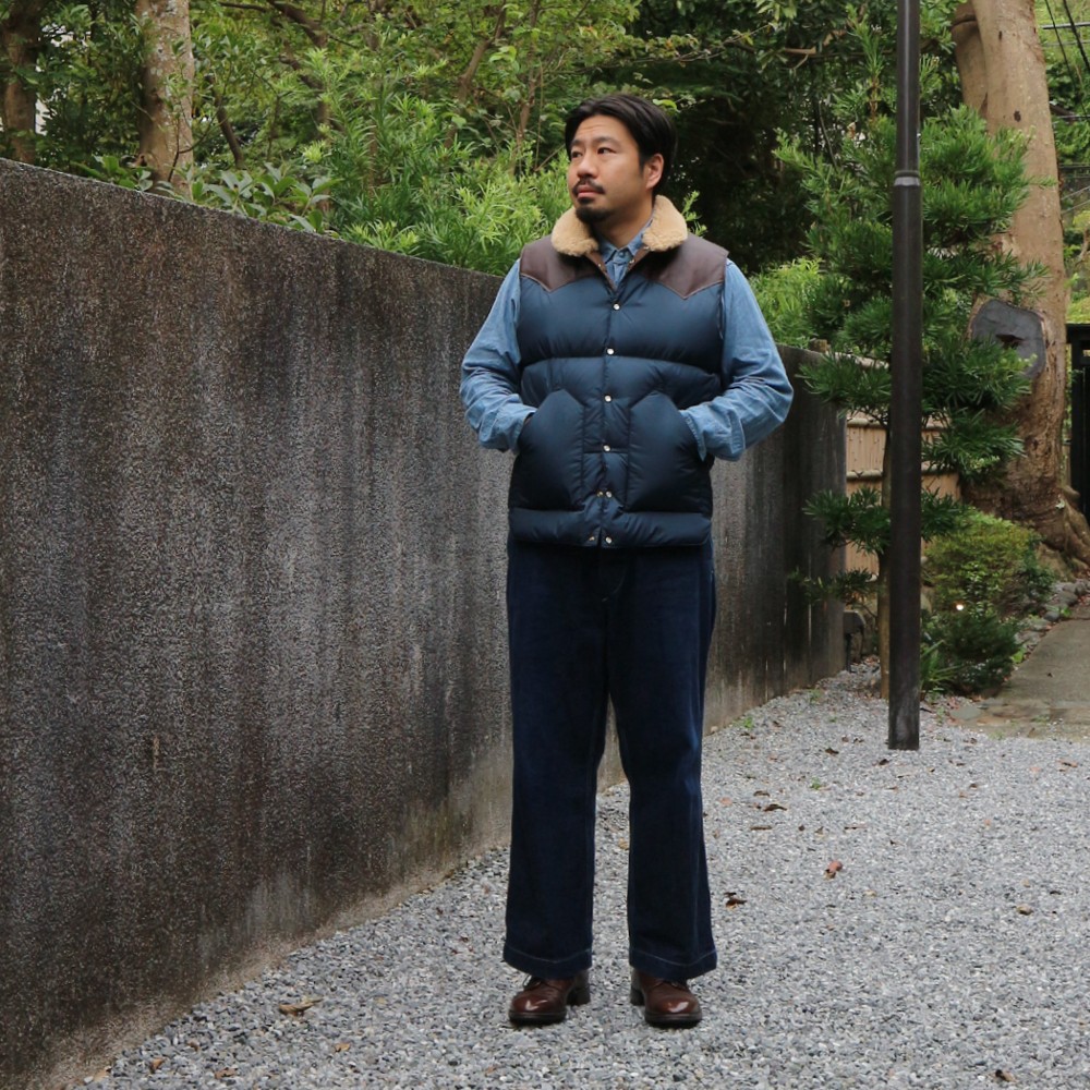 Rocky Mountain featherbed CHRISTY VEST KAMAKURA EXCLUSIVE NAVY（ロッキーマウンテンフェザーベッド クリスティベスト アール鎌倉別注カラー ネイビー）