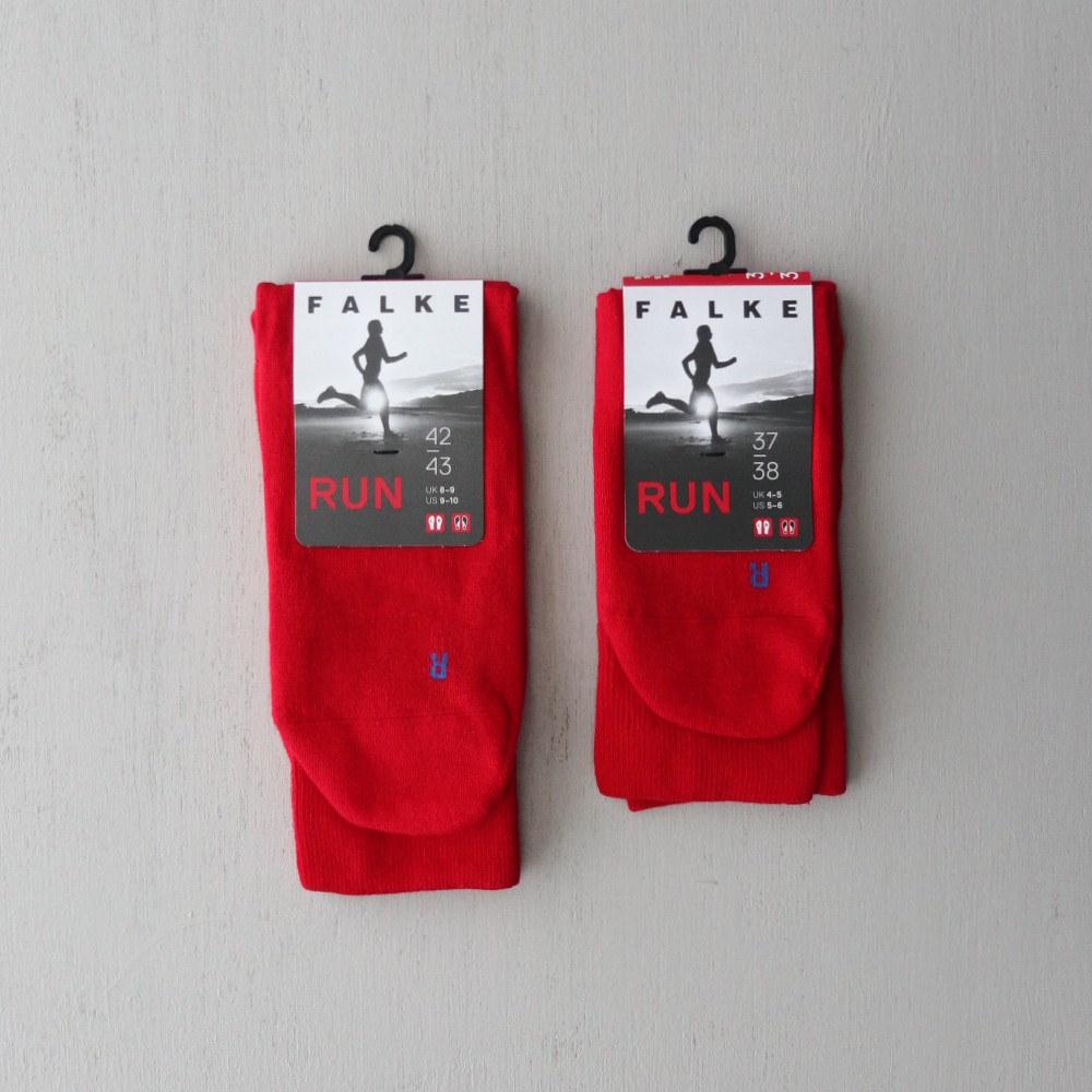 FALKE RUN SOCKS（ファルケ ランソックス 赤 メンズサイズ レディースサイズ）