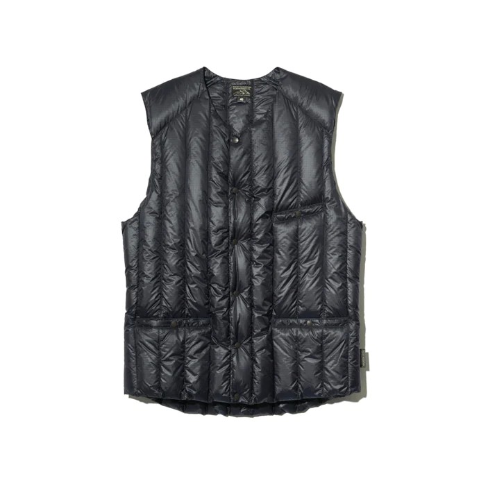 Rocky Mountain featherbed SIX(6)MONTH DOWN VEST（ロッキーマウンテンフェザーベッド シックスマンスダウンベスト ネイビー）