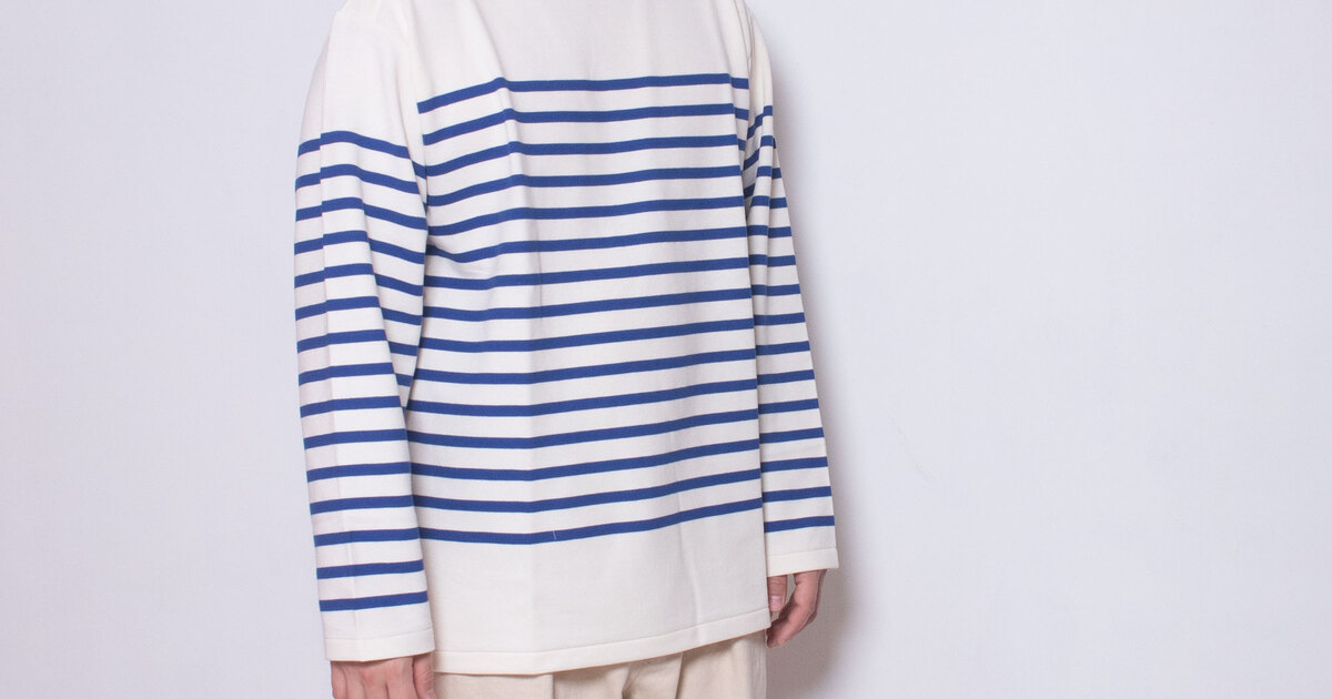 アナトミカの上質なボーダーカットソー、“BIARRITZ”。 | オーベルジュ 