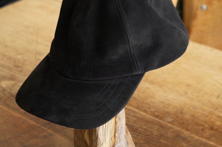 AUBERGE 26AW レザーキャップ、CAP CUIR。