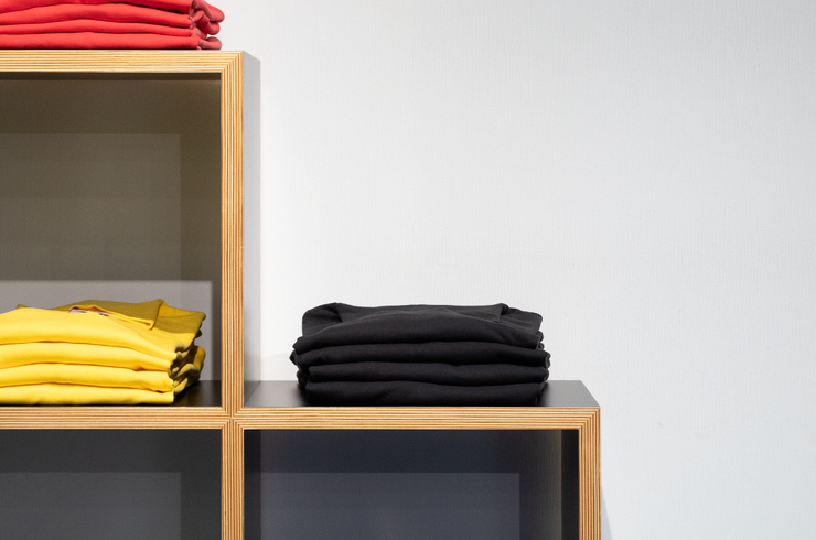 2026AW DRESS / PLAIN COTTON TURTLENECK。
