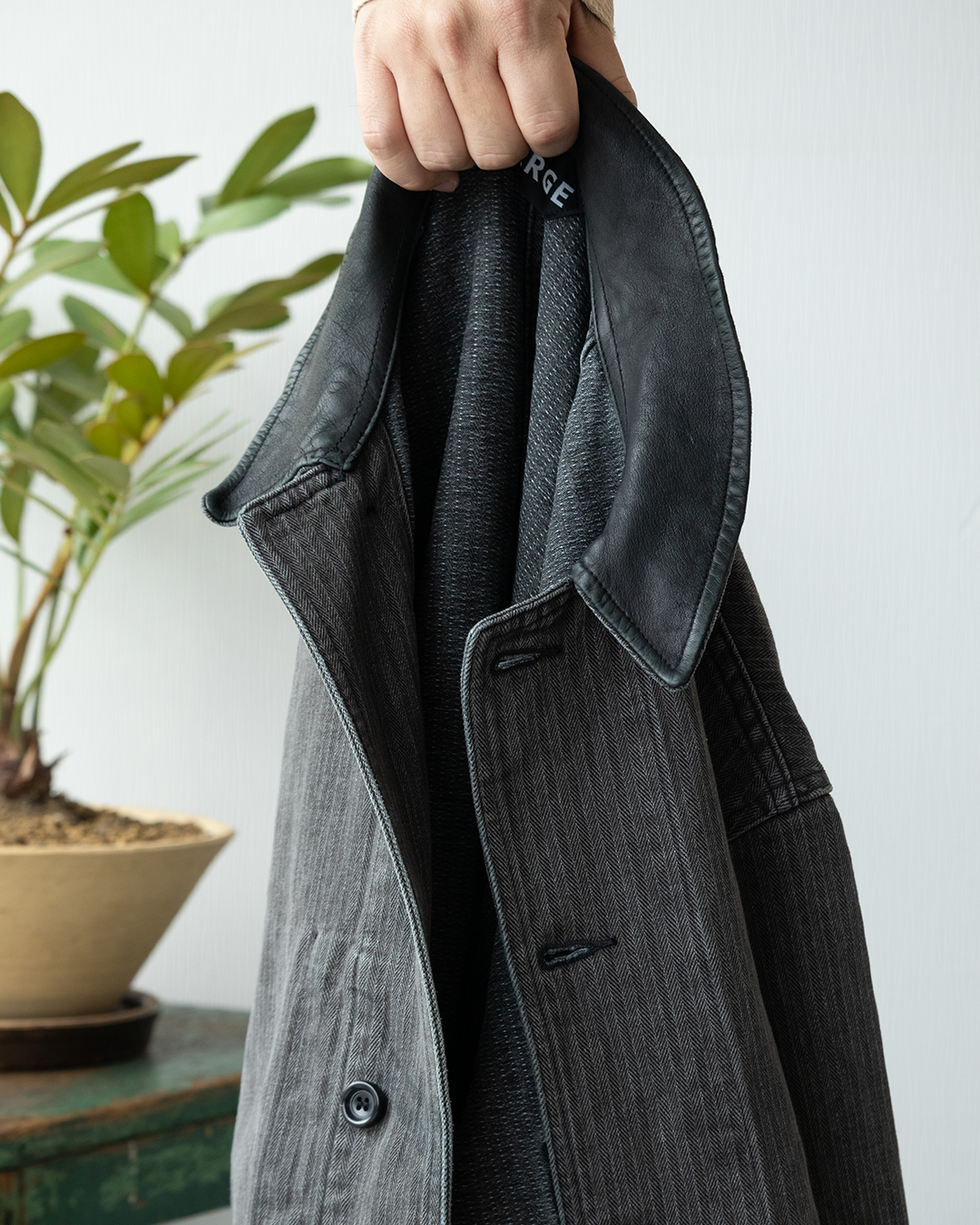 2026AW AUBERGE / JOSE, FADED CHARCOAL。