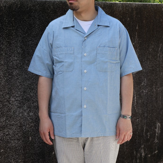 BIG YANK U54 QLS SHIRTS(빅 양크 반소매 개 칼라 셔츠 오픈 칼라 셔츠)