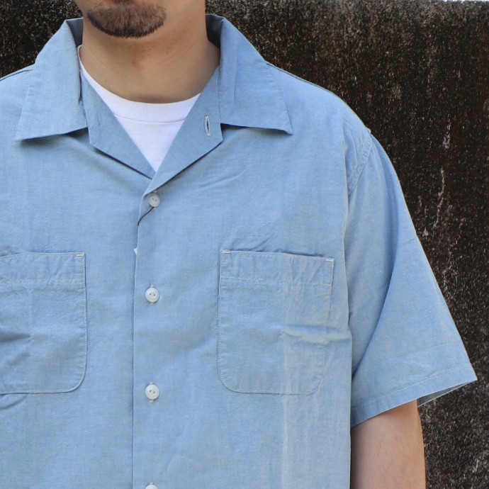 BIG YANK U54 QLS SHIRTS(빅 양크 반소매 개 칼라 셔츠 오픈 칼라 셔츠)