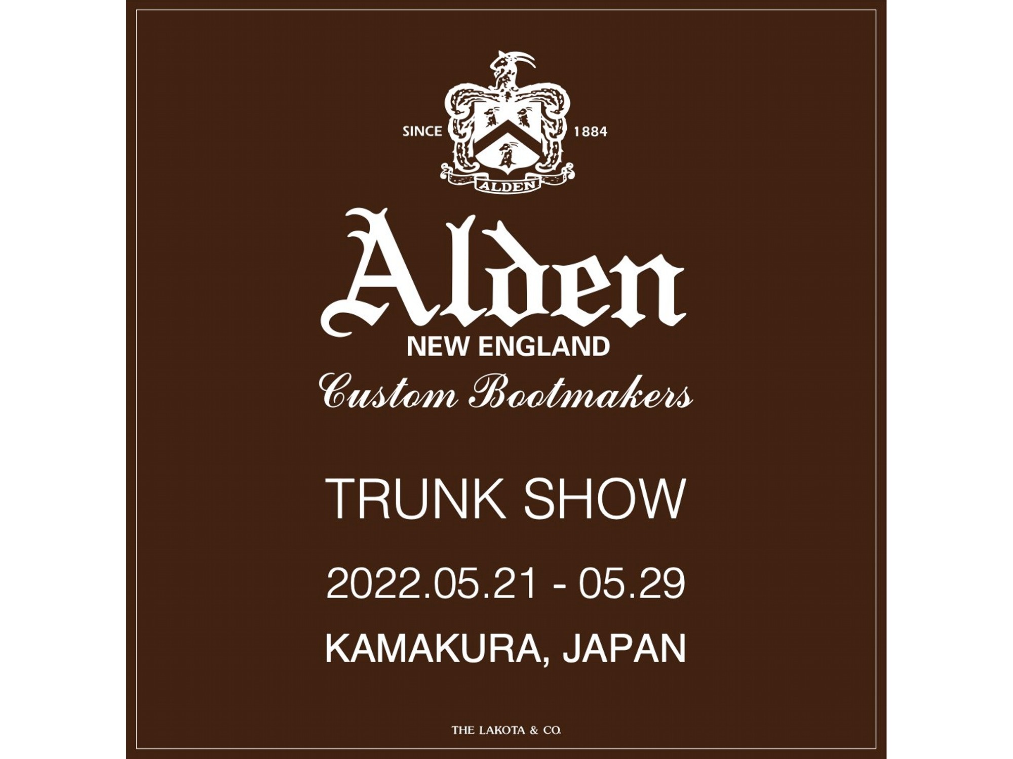 Alden TRUNK SHOW 개최 안내