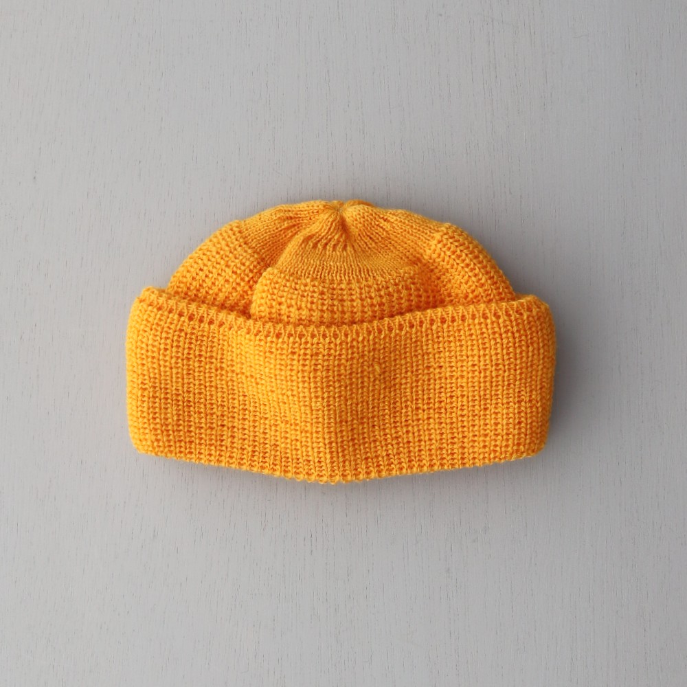 HEIMAT MECHANICS HATS (하이마트 니트 캡 워치 캡 황색 독일제)