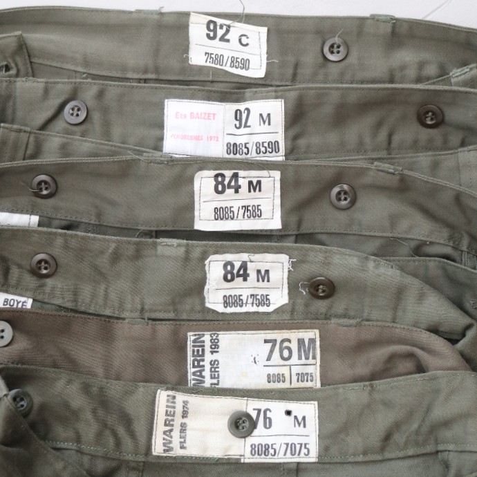 FRENCH AIRFORCE FIELD CARGO PANTS M64 DEADSTOCK(프랑스군 M64 필드 카고 팬츠 데드스톡)